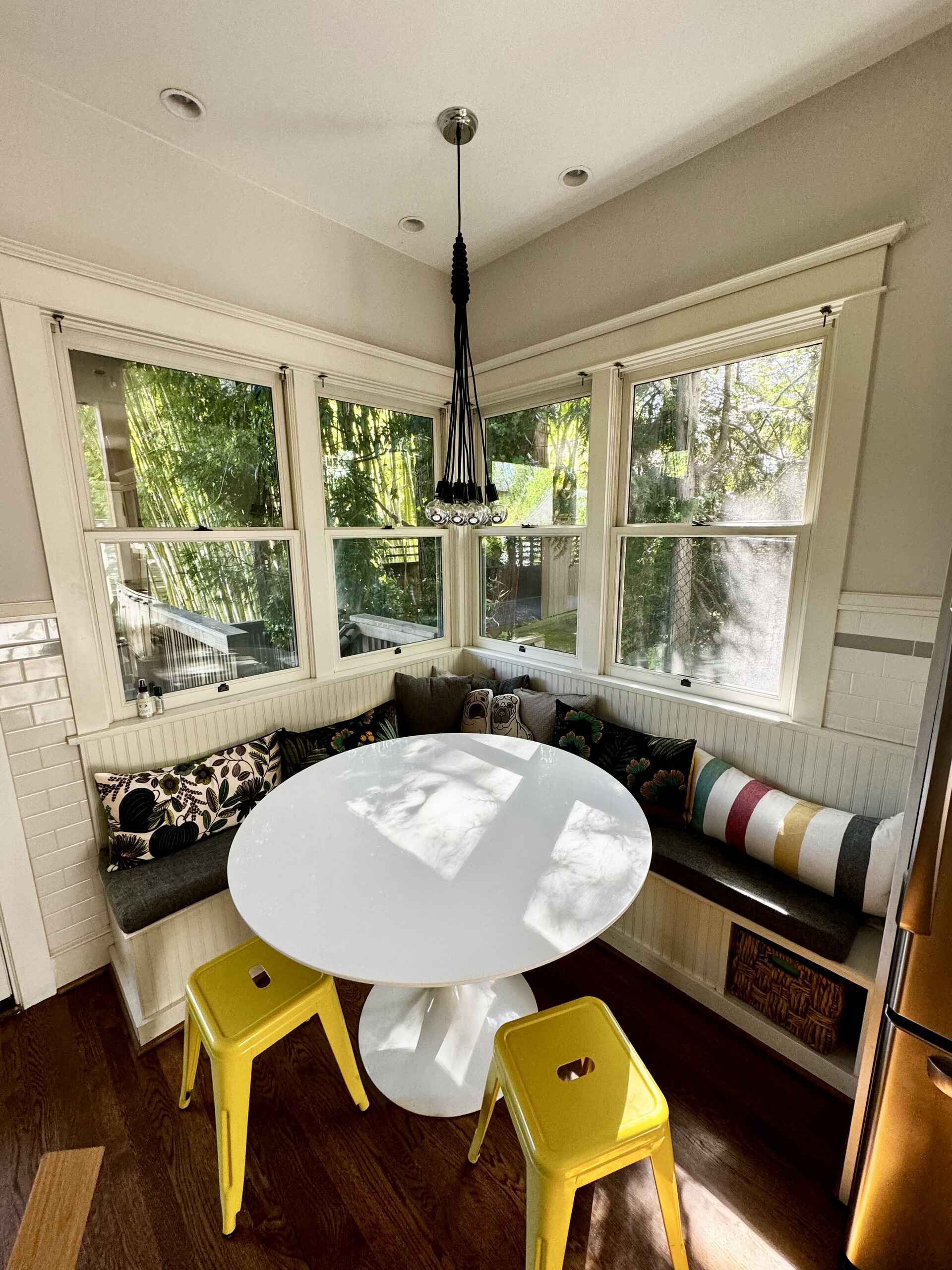 Professional door and window installation work in Portland home