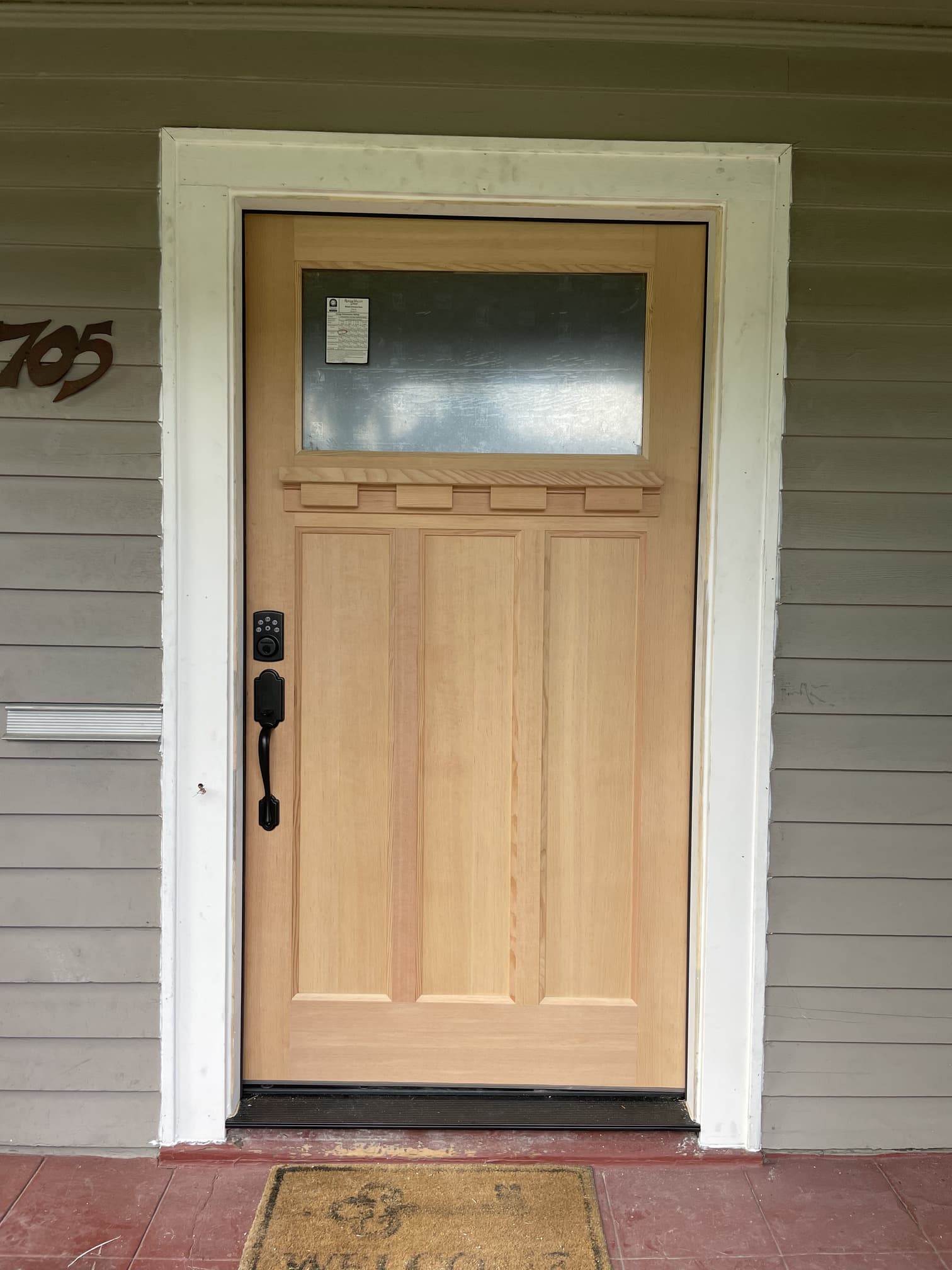 Door installation with attention to detail