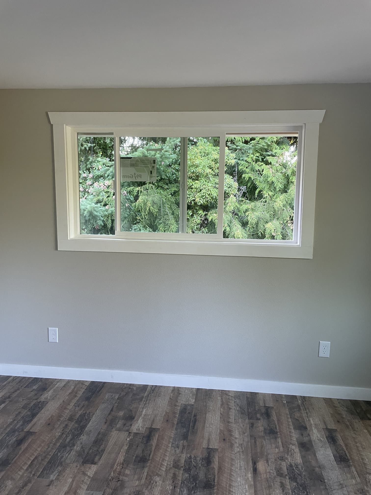 Window installation project completion